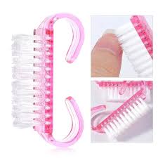 Pink Nail Cleaning Brush
